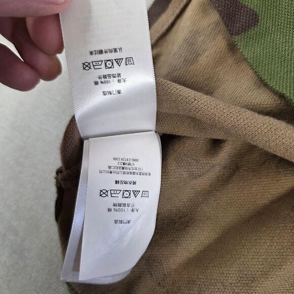 Vintage Polo Ralph Lauren Camo Polo Shirt Youth 14–16 Made in Macau Cotton - Picture 10 of 12